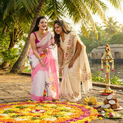 Collection image for: Onam Elegance: Authentic Kerala Harvest Collection