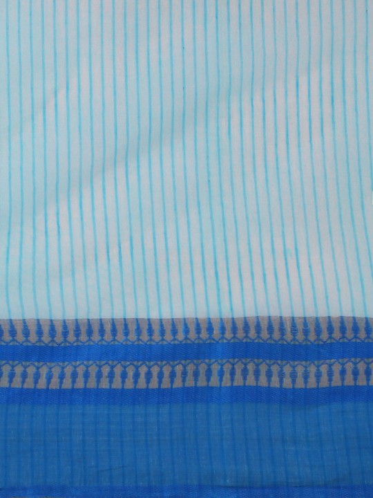 DESH BIDESH Woven Design Pure Cotton Bengal Taant Saree
