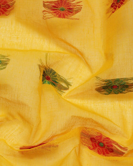 DESH BIDESH Woven Design Pure Cotton Taant Saree