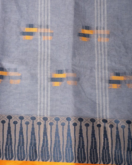 DESH BIDESH Ethnic Motifs Woven Design Pure Cotton Taant Saree