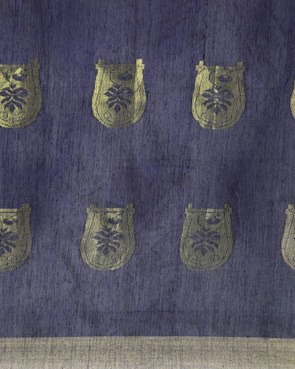 DESH BIDESH Ethnic Motifs Zari Taant Saree