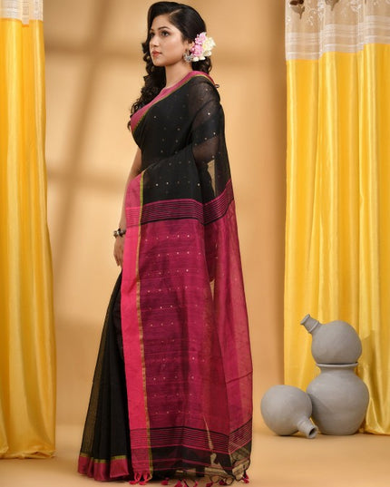 DESH BIDESH Embellished Sequinned Saree