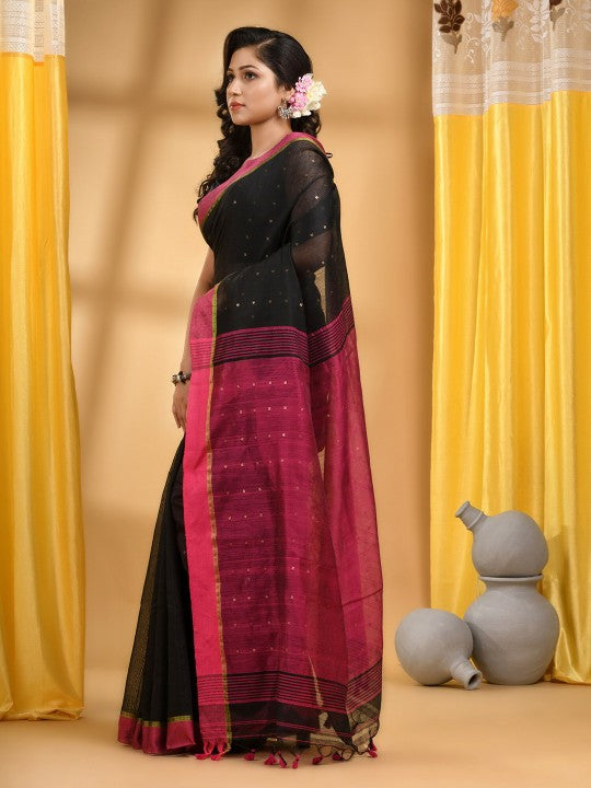 DESH BIDESH Embellished Sequinned Saree
