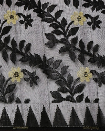 DESH BIDESH Floral Pure Cotton Taant Saree