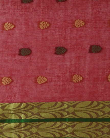 DESH BIDESH Woven Design Pure Cotton Taant Saree