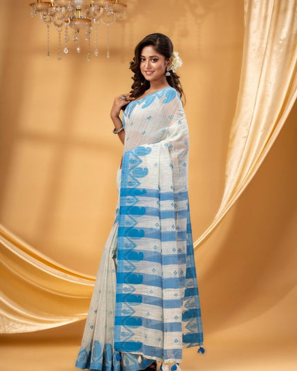 Paisley Woven Design Pure Cotton TaantSaree