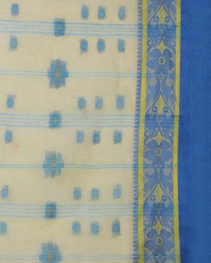 DESH BIDESH Woven Design Pure Cotton Taant Saree