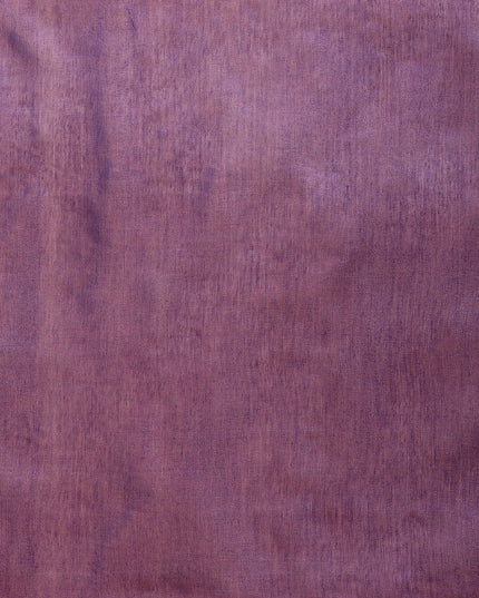 DESH BIDESH Purple Solid Tissue Taant Saree
