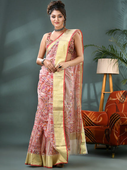 DESH BIDESH Woven Design Bandhani Saree