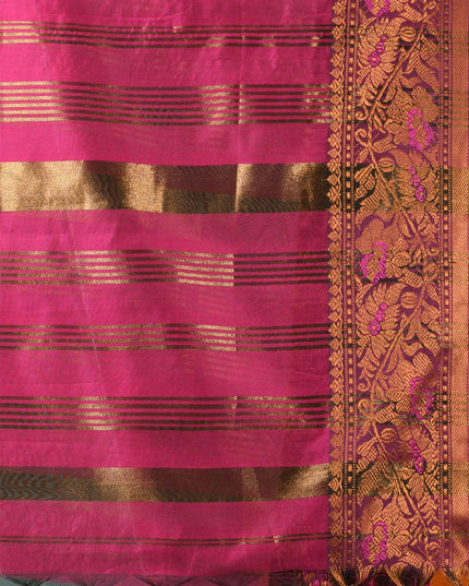 DESH BIDESH Woven Design Zari Kanjeevaram Saree