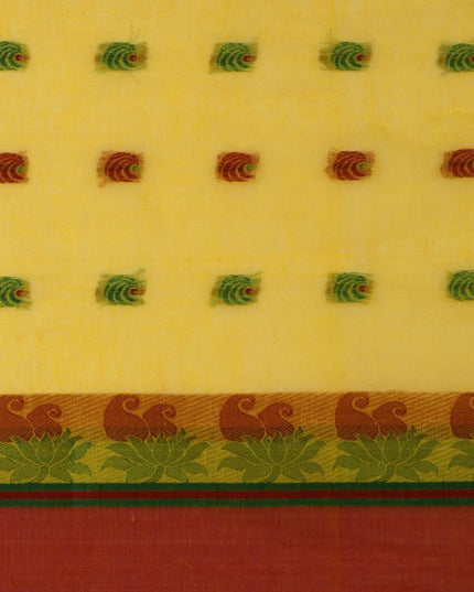 DESH BIDESH Woven Design Pure Cotton Taant Saree