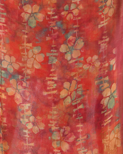 DESH BIDESH Floral Printed Zari Saree