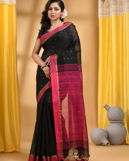 DESH BIDESH Embellished Sequinned Saree