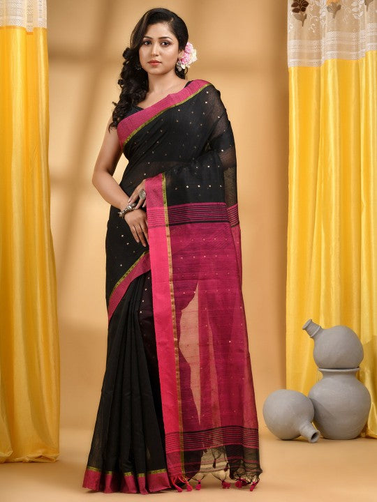 DESH BIDESH Embellished Sequinned Saree