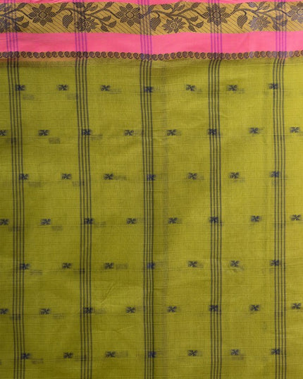 DESH BIDESH Woven Design Pure Cotton Taant Saree