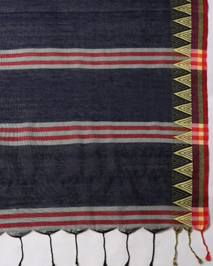 DESH BIDESH Printed Pure Cotton Khadi Saree