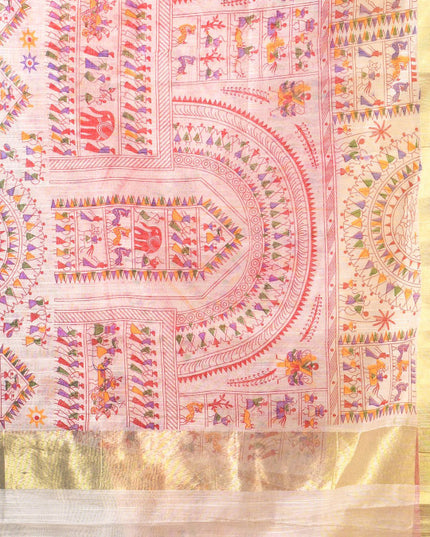 DESH BIDESH Woven Design Bandhani Saree