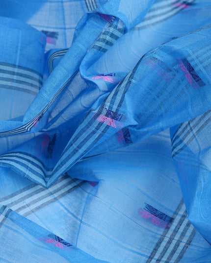 DESH BIDESH Woven Design Pure Cotton Taant Saree