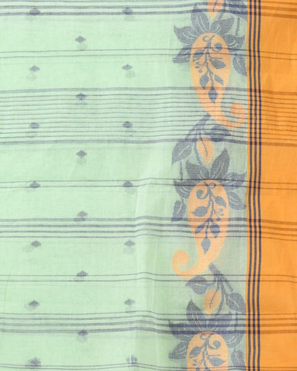 DESH BIDESH Paisley Pure Cotton Taant Saree for Women