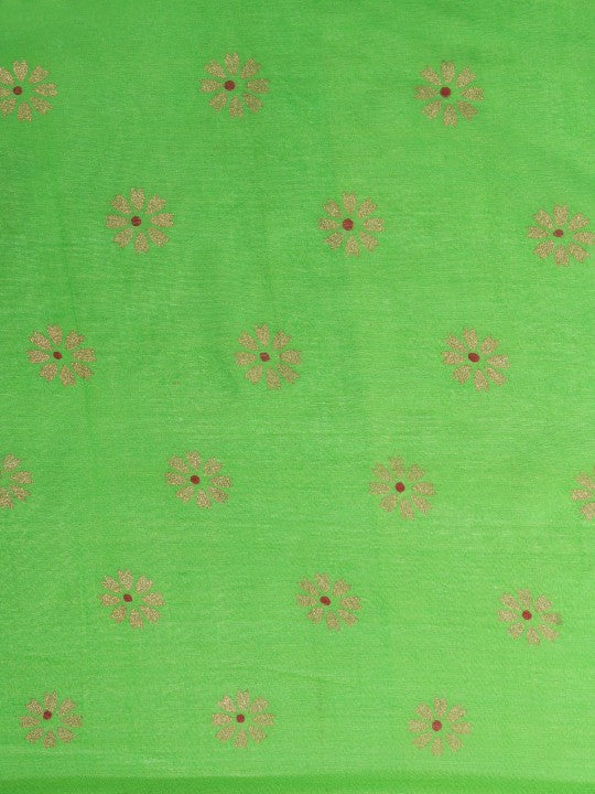 DESH BIDESH Woven Design Ethnic Motifs Pure Cotton Khadi Saree