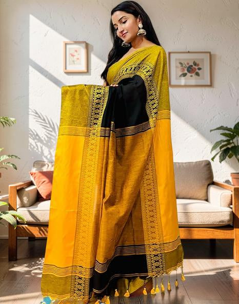 Women`s pure cotton sarees handloom silk cotton linen georgette party, wear saree Diamond handloom Design pure mul bengal cotton silk wedding farewell sarees for women