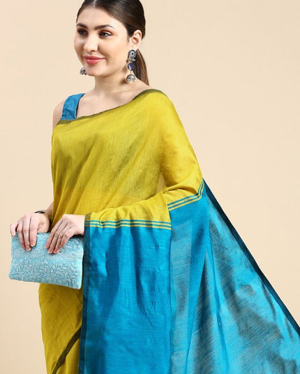 Ghicha Colourblocked Cotton Silk Saree: Elegant, Lightweight, and Versatile Indian Attire