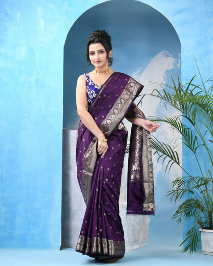 DESH BIDESH Woven Design Zari Kanjeevaram Saree