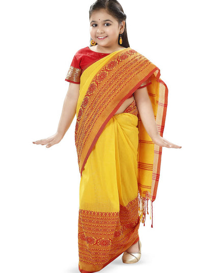 DESH BIDESH Woven Design Pure Cotton Khadi Sarees