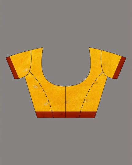 DESH BIDESH Woven Design Zari Silk Cotton Taant Saree