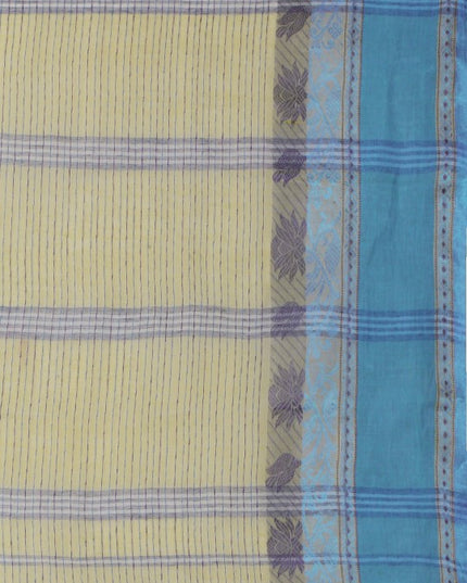 DESH BIDESH Woven Design Pure Cotton Taant Saree