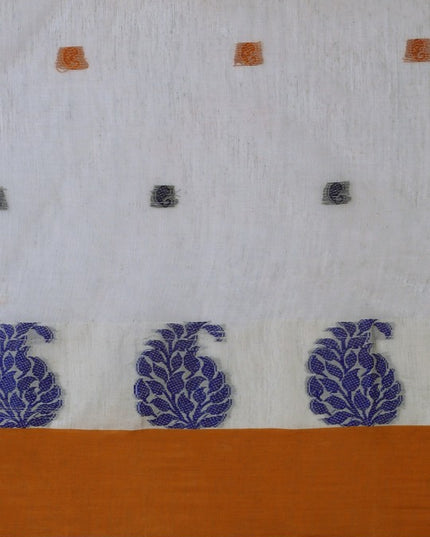 DESH BIDESH Woven Design Pure Cotton Taant Saree