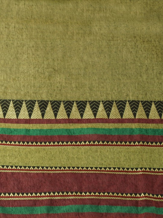 DESH BIDESH Printed Pure Cotton Khadi Saree