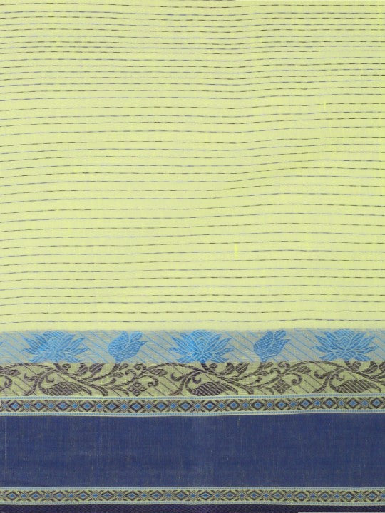 DESH BIDESH Woven Design Pure Cotton Taant Saree
