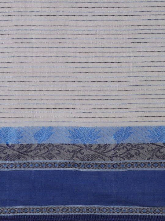 DESH BIDESH Woven Design Pure Cotton Taant Saree
