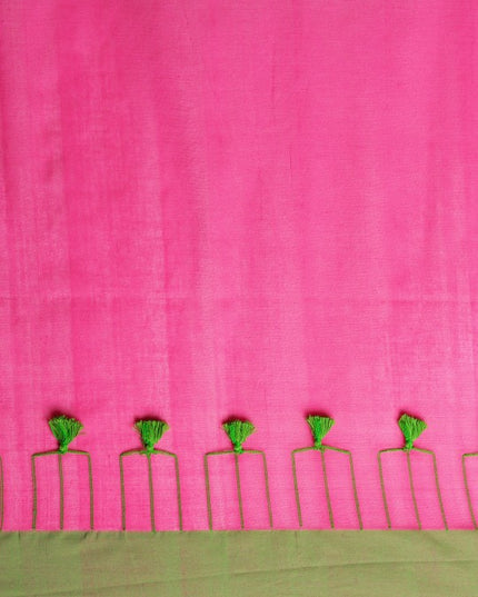 DESH BIDESH Woven Design Pure Cotton Taant Saree