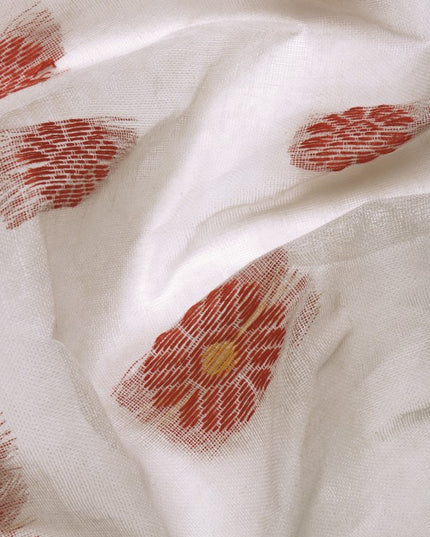 DESH BIDESH Woven Design Pure Cotton Taant Saree for Women