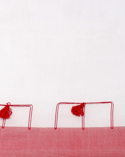 DESH BIDESH Colourblocked Pure Cotton Taant Saree