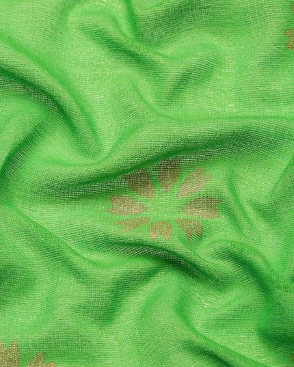 DESH BIDESH Woven Design Ethnic Motifs Pure Cotton Khadi Saree