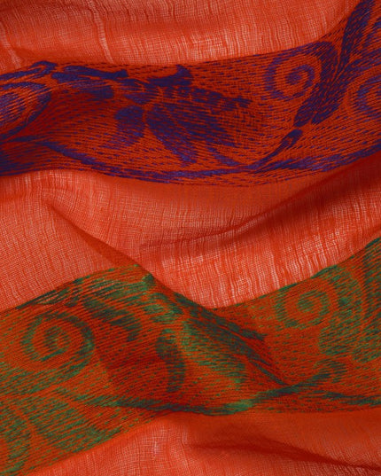 DESH BIDESH Woven Design Pure Cotton Taant Saree