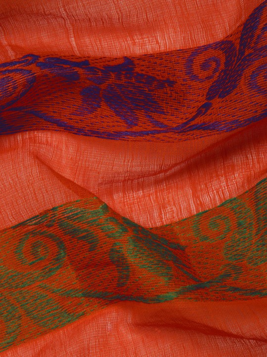 DESH BIDESH Woven Design Pure Cotton Taant Saree