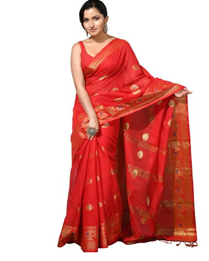 dB DESH BIDESH Women`s Pure Soft Silk Kanjivaram Kanchipuram Silk Saree With Varnikha Party, Wear Design With Blouse Piece For Wedding
