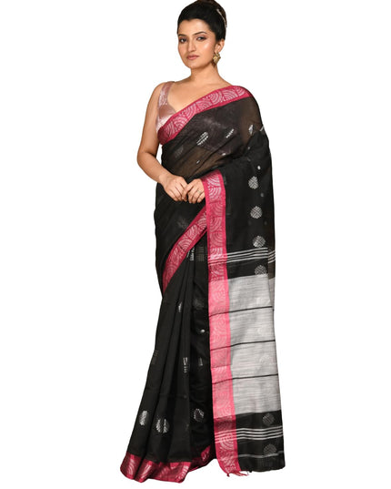 dB DESH BIDESH Women`s Cotton Silk Saree with Copper Zari Woven Mayurpankhi Design Soft Kanjivaram Cotton Silk Saree With Blouse Piece | Sari for women