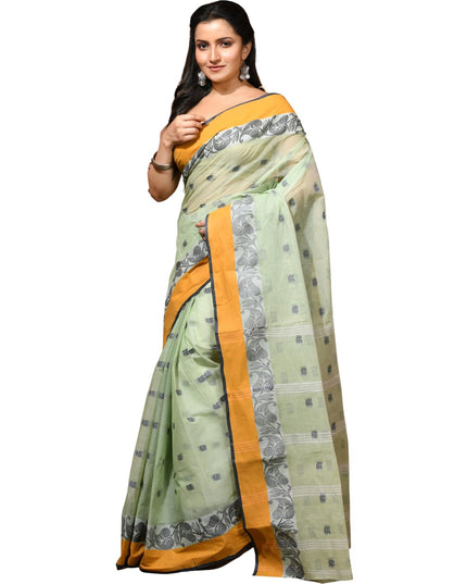 dB DESH BIDESH Women`s Cotton Saree For Woman Paan Pallav latest, sarees Design Sari For Women Cotton Tant Sarees For Women Handloom Saree For Woman Without Blouse Piece