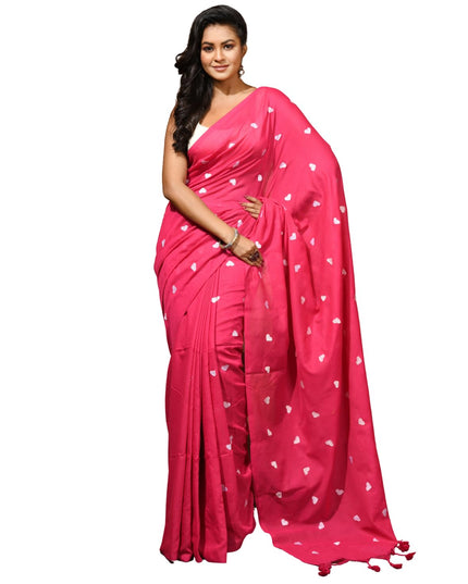 dB DESH BIDESH Women`s Soft Cotton Linen Embroidery Work Saree Mul Cotton Saree For Woman Dilruba Latest, Design Sarees With Blouse Piece