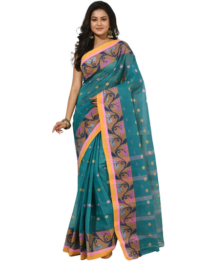 dB DESH BIDESH Cotton Saree For Woman Jorapata Design Border Sari for women Cotton | Pure Cotton Saree For Women Latest, Design Tant Saree For Woman Without Blouse Piece