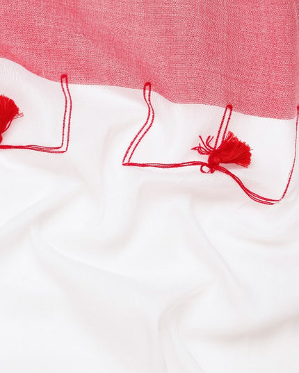 DESH BIDESH Colourblocked Pure Cotton Taant Saree