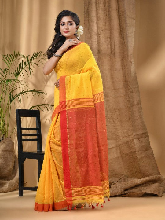 DESH BIDESH Embellished Sequinned Saree