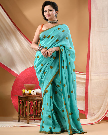 Women cotton handloom mulmul cotton sarees mul cotton sarees for women latest, Nazakat design batik print bandhani malmal linen office daily, party, wear sarees for women (Tute)