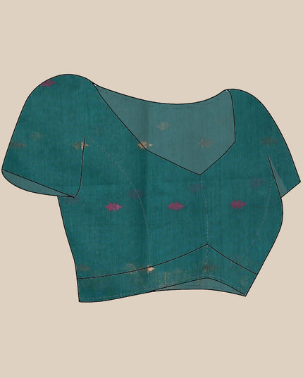 Women cotton silk tant handloom saree mysore party, wear sarees latest, design wedding, banarasi design georgette saree soft silk cotton MidNight Zari sarees for women (Tute)