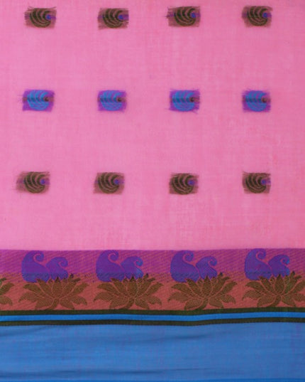 DESH BIDESH Woven Design Pure Cotton Taant Saree